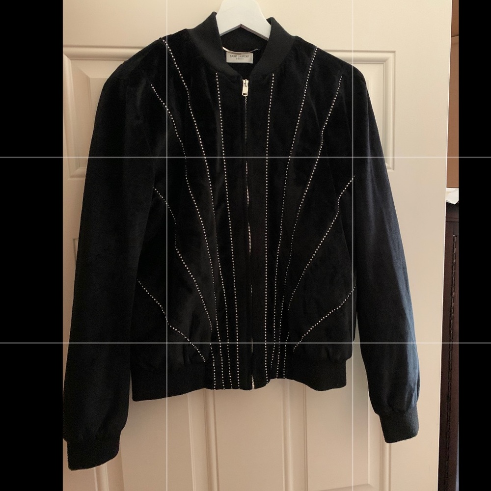 SAINT LAURENT BOMBER SWARVOSKI